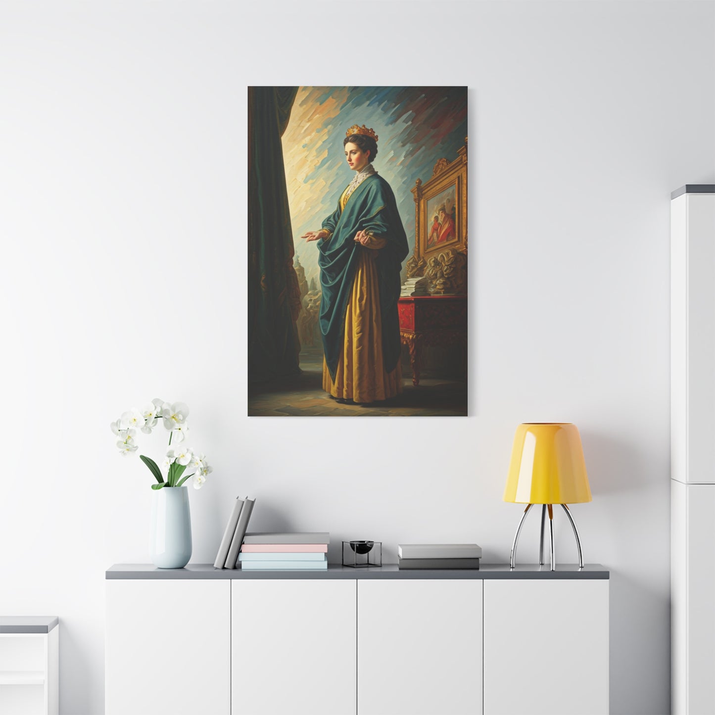 Regal Portrait of a Noblewoman Wall Art & Canvas Prints