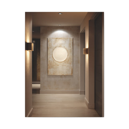 Minimalist Textured Luxury Hotel Hallway Wall Art & Canvas Print