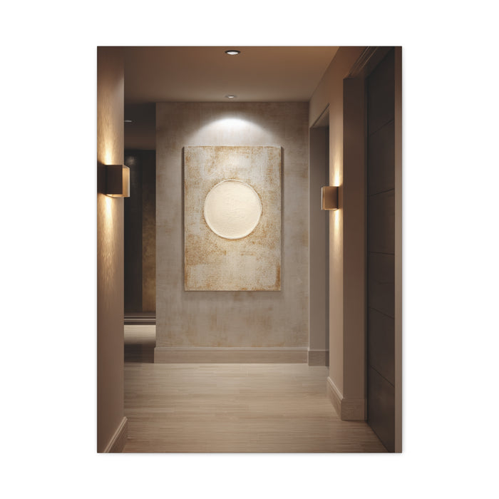 Minimalist Textured Luxury Hotel Hallway Wall Art & Canvas Print