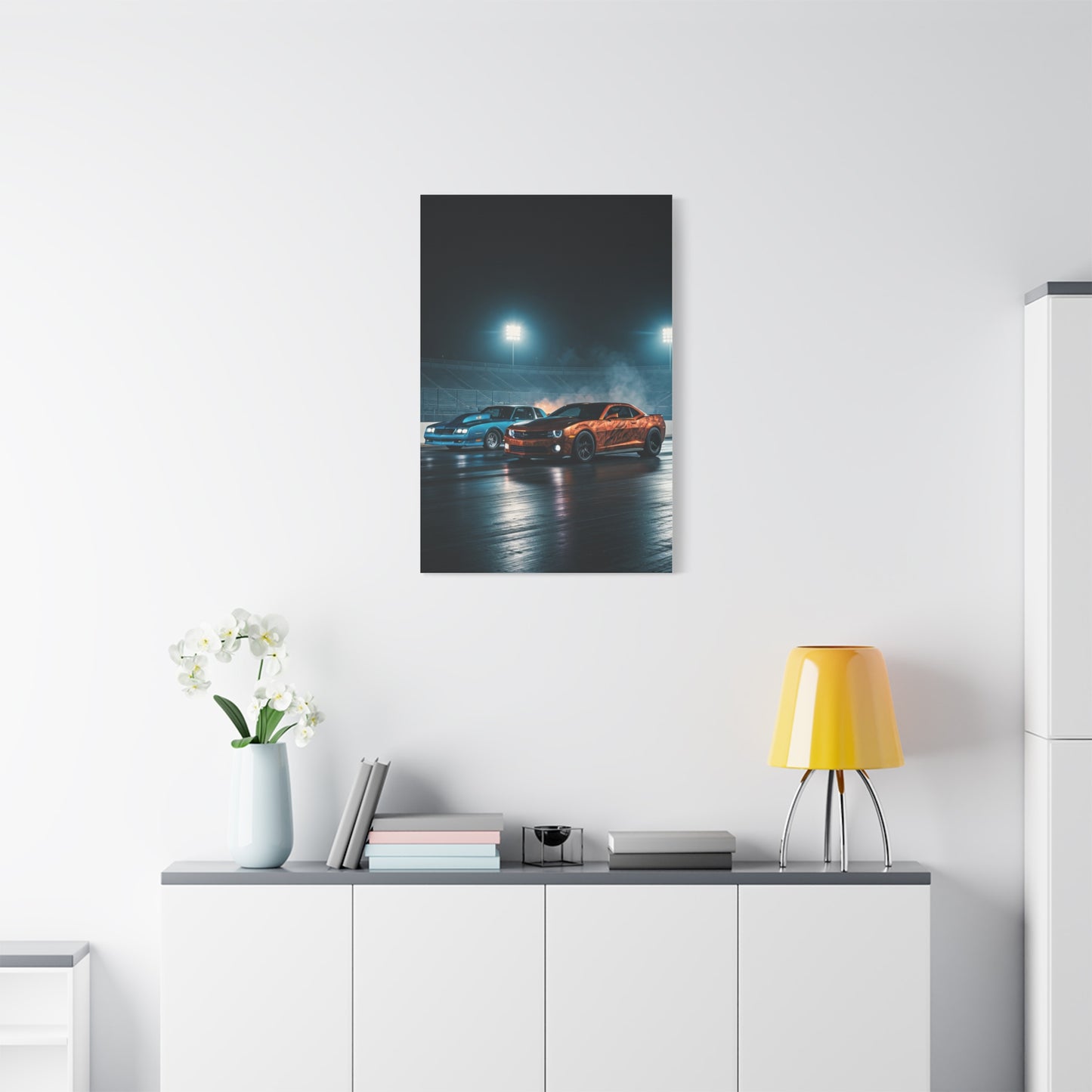 Modern Muscle vs Big Block Legend Wall Art & Canvas Prints