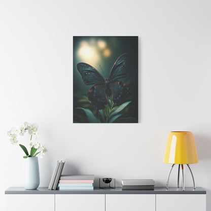 Midnight Forest Butterfly Botanical Study Wall Art & Canvas Prints