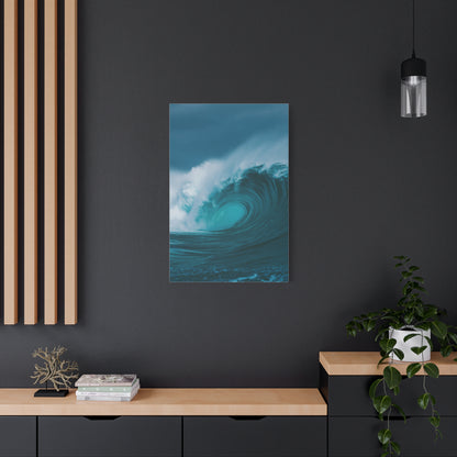 Powerful Ocean Wave Motion Wall Art & Canvas Print