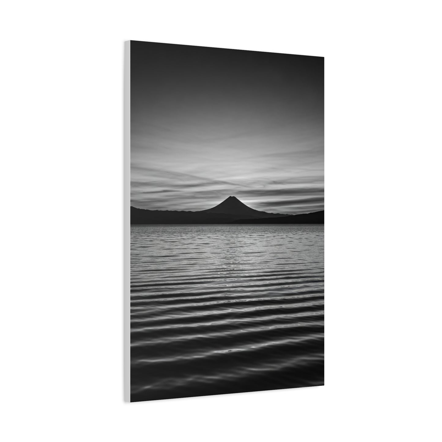 Serene Horizon Mountain Reflection Wall Art & Canvas Prints