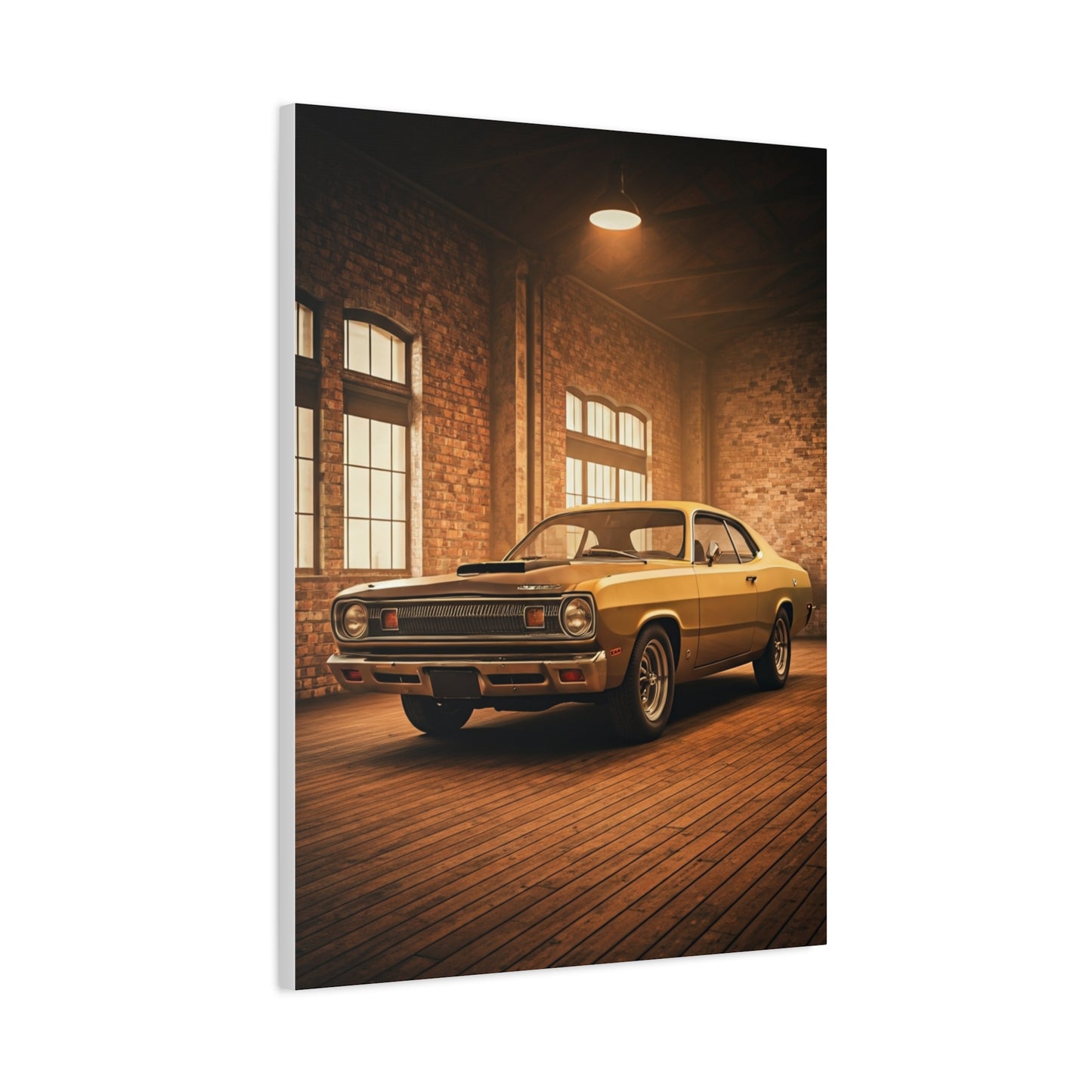 Plymouth Duster 340 Dusty Restoration Shop Wall Art & Canvas Prints