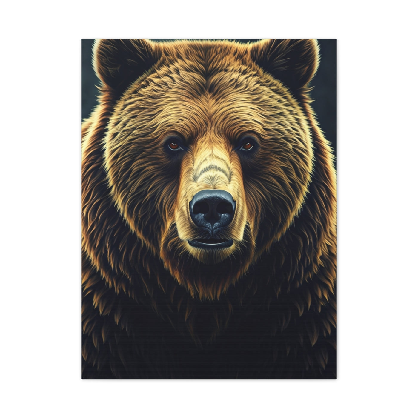 Majestic Brown Bear Portrait Wall Art & Canvas Prints