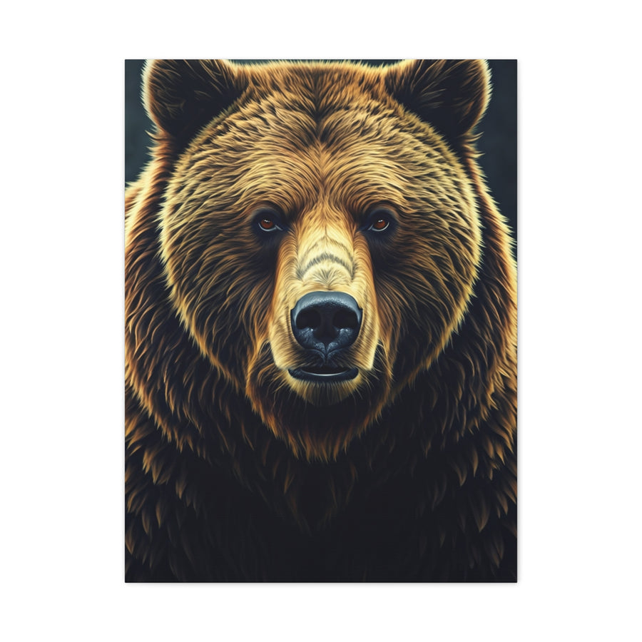 Majestic Brown Bear Portrait Wall Art & Canvas Prints