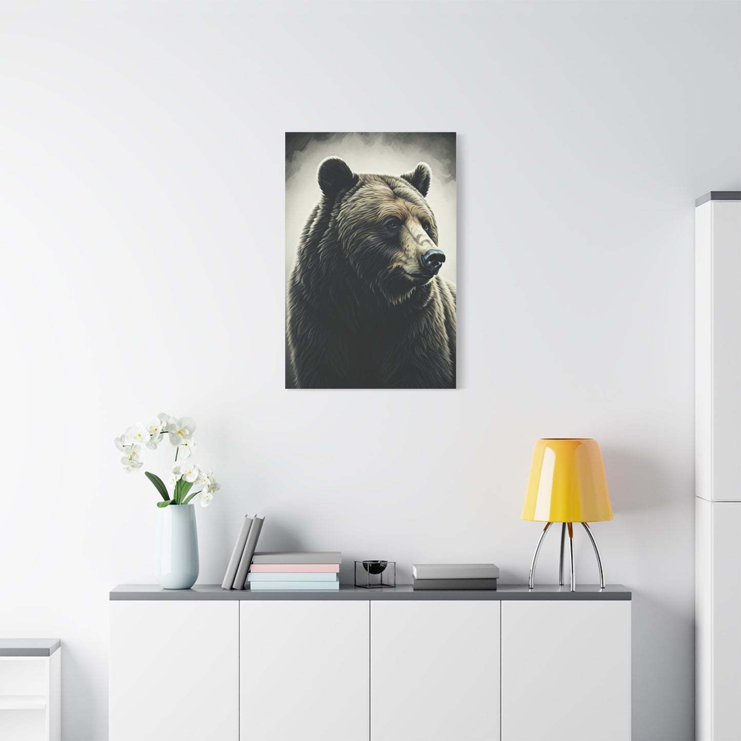 Majestic Brown Bear Portrait Wall Art & Canvas Prints