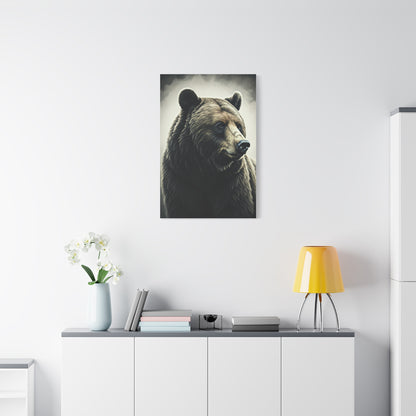 Majestic Brown Bear Portrait Wall Art & Canvas Prints