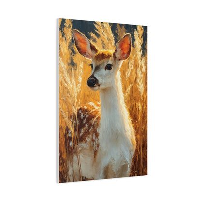 Celestial Moonlit Stag Wall Art & Canvas Print