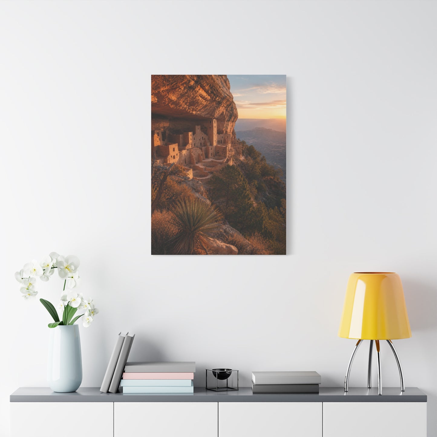 Ancient Cliff Dwelling Canyon Wall Art & Canvas Print