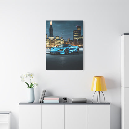 McLaren 720S London Skyline Dusk Wall Art & Canvas Prints