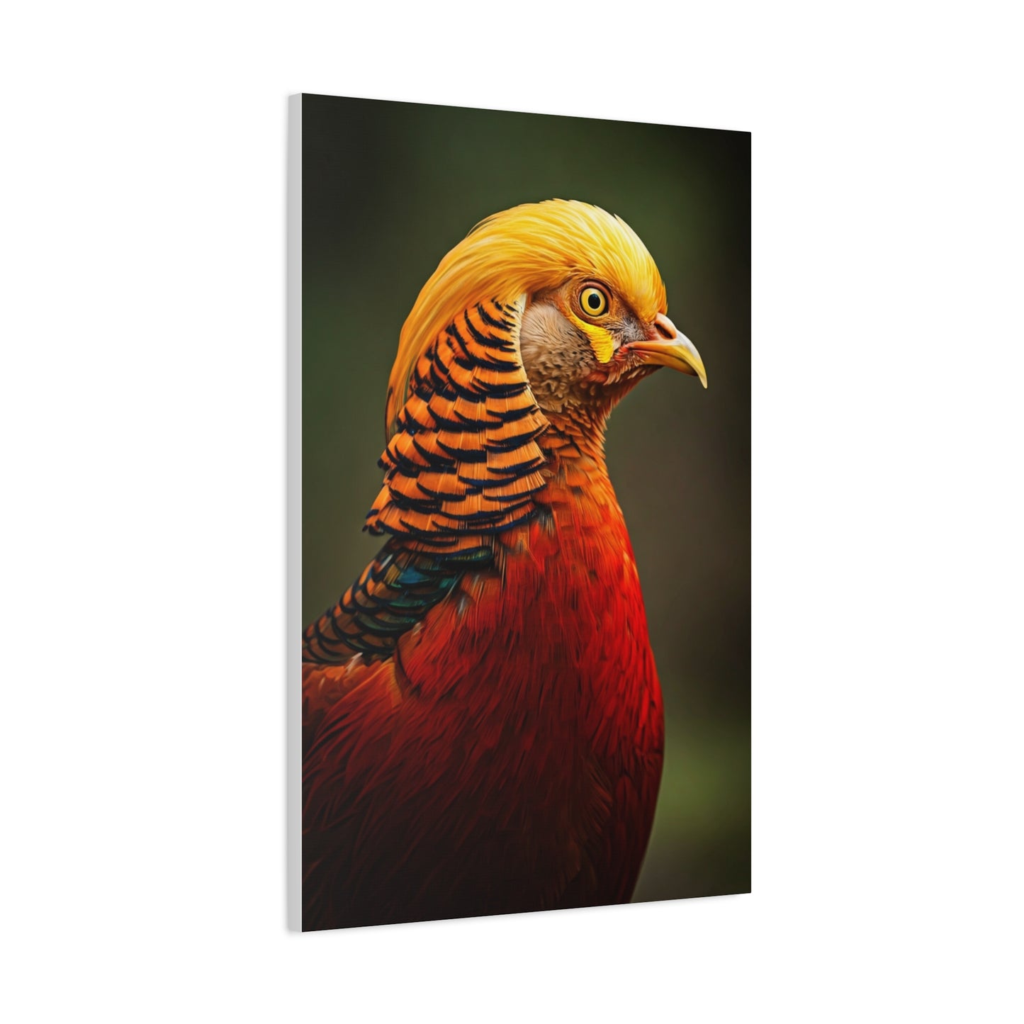 Regal Red Pheasant Portrait Wall Art & Canvas Prints