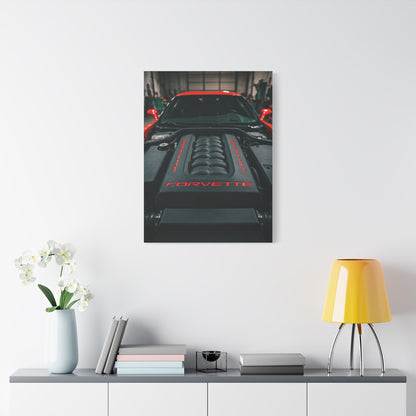 Chevrolet Corvette C6 Engine Bay Performance Detail Wall Art & Canvas Prints