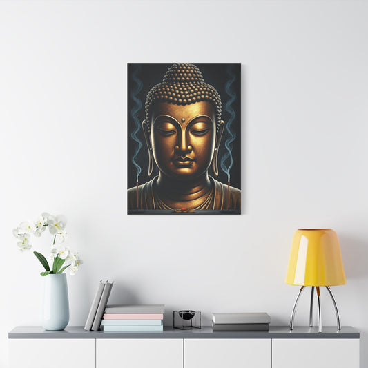 Mystical Aura Buddha Portrait Wall Art & Canvas Prints