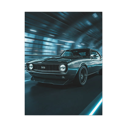 1969 Chevrolet Camaro SS Modernized Muscle Sprint Wall Art & Canvas Prints