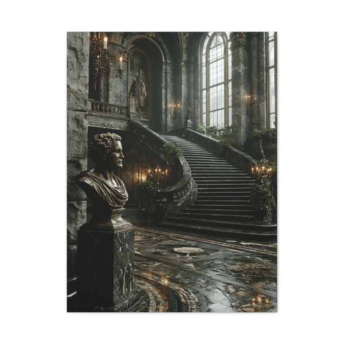 Grand Italian Staircase Interior Wall Art & Canvas Print