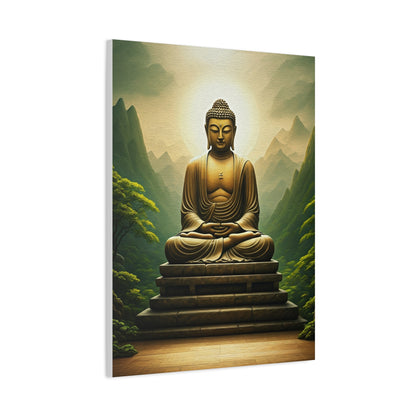 Sacred Mountain Buddha Serenity Wall Art & Canvas Prints