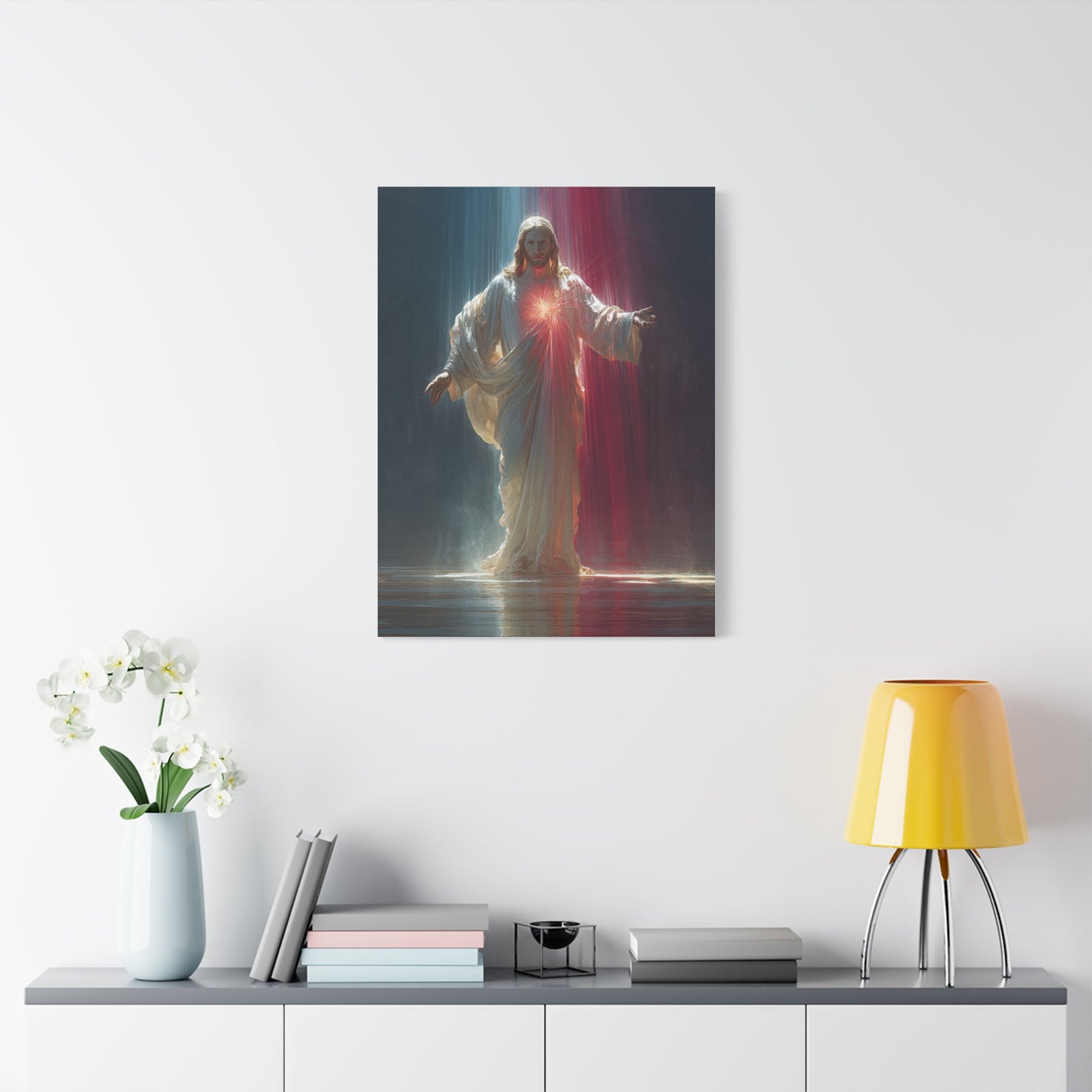 Divine Mercy Christ Radiant Light Wall Art & Canvas Print