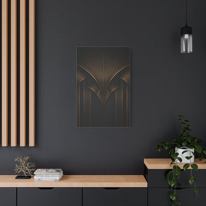 Golden Fan Vault Deco Wall Art & Canvas Prints