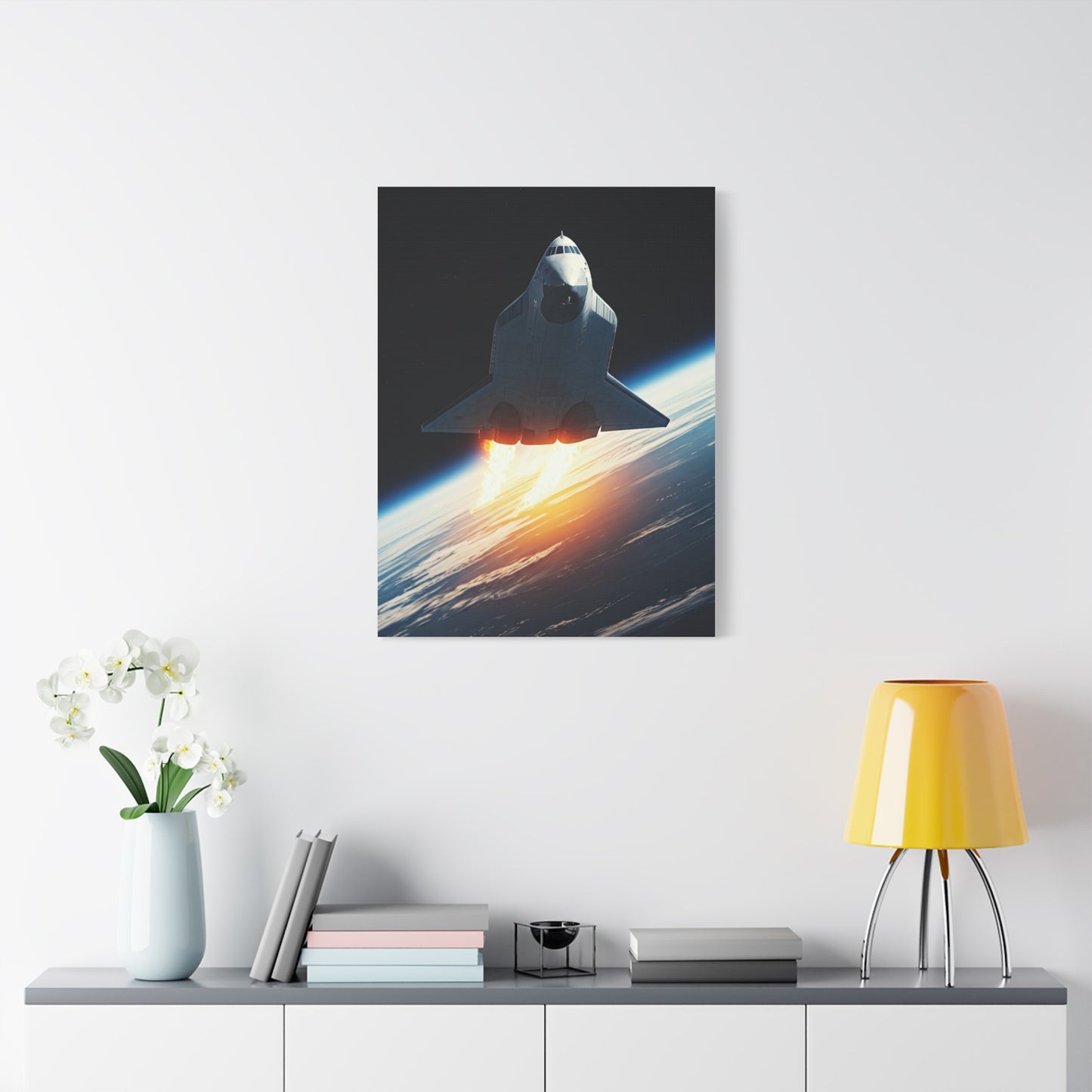 Space Shuttle Earth Ascent Wall Art & Canvas Prints