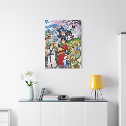 One Piece Wano Country Crew Poster Wall Art & Canvas Print