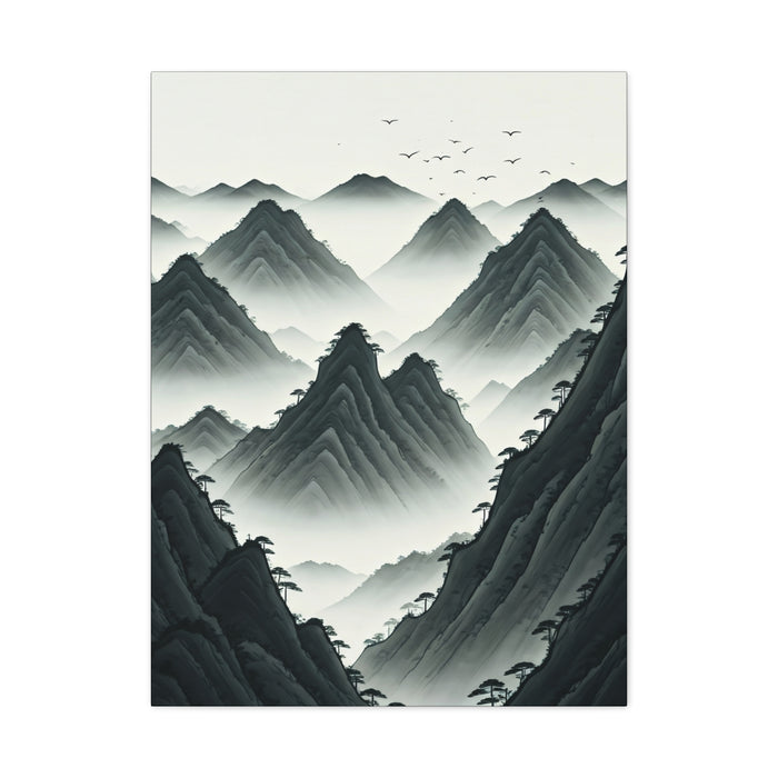 Whispering Peaks Mist Wall Art & Canvas Prints