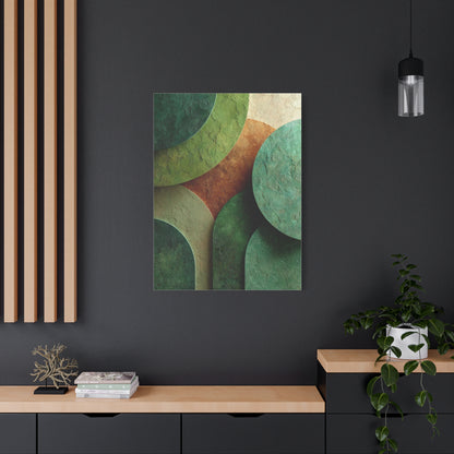 Sage Limewash Organic Green Abstract Wall Art & Canvas Print