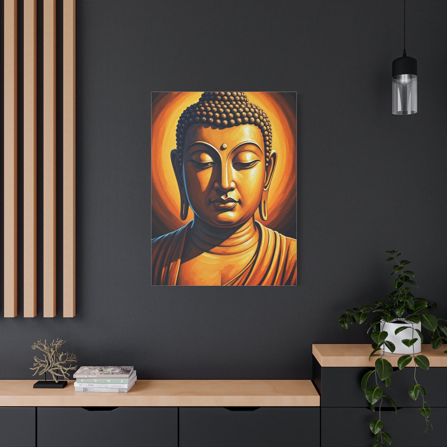Divine Calm Buddha Close-Up Wall Art & Canvas Prints