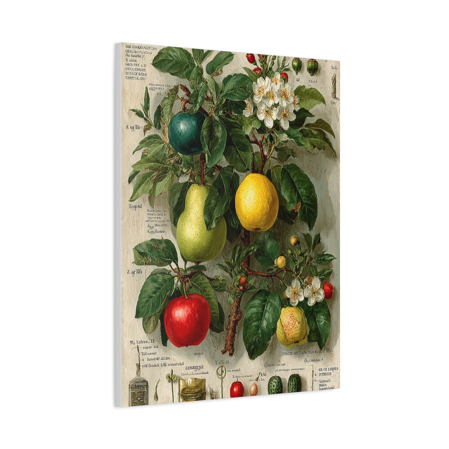 Antique Pomology Botanical Study Wall Art & Canvas Print