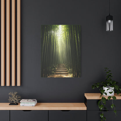Bamboo Path of Tranquility Wall Art & Canvas Prints