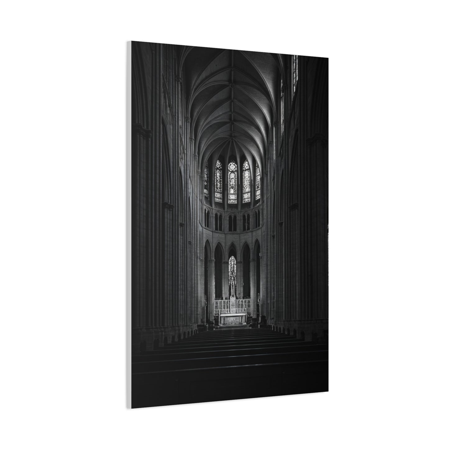 Gothic Cathedral Nave Light Wall Art & Canvas Prints