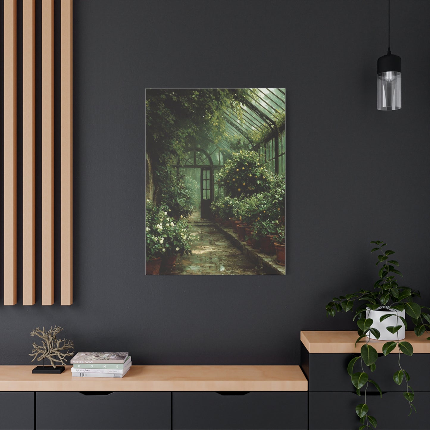 Vintage Greenhouse Garden Wall Art & Canvas Print