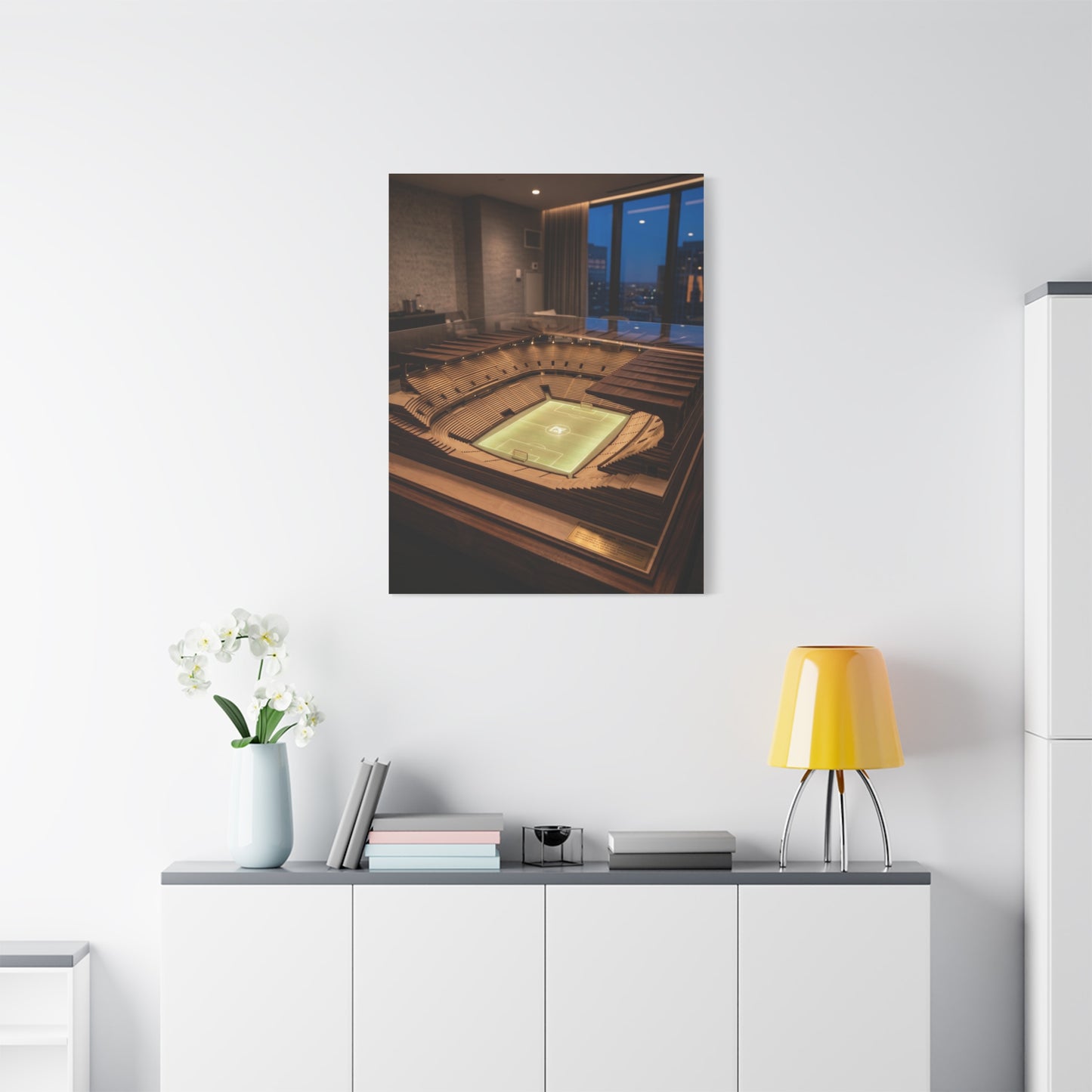 Luxury Stadium Architecture Model Sports Wall Art & Canvas Print
