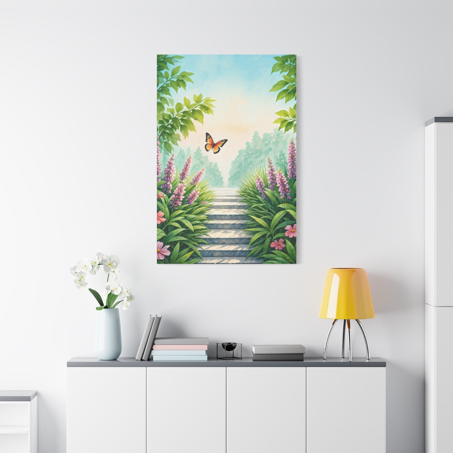 Garden Path Butterfly Dreamscape Wall Art & Canvas Prints
