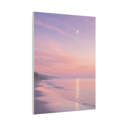Pastel Dusk Shoreline Wall Art & Canvas Print