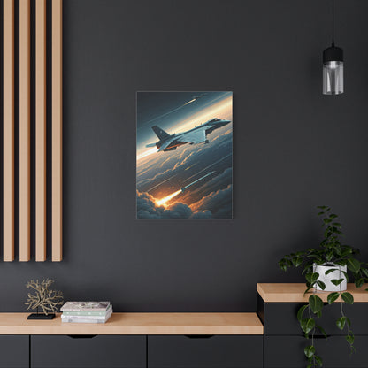 Cloudfire Jet Pursuit Wall Art & Canvas Prints
