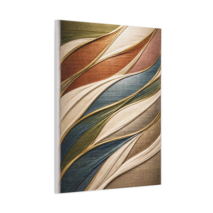 Dimensional Wrapped Textile Bands Wall Art & Canvas Print