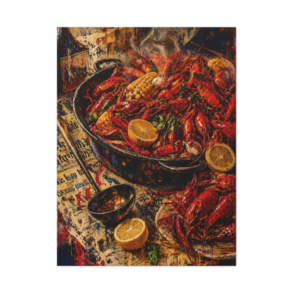 Crawfish Boil Fine Art Composition Wall Art & Canvas Print