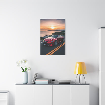 Lexus LC 500 Luxury Scenic Drive Wall Art & Canvas Prints