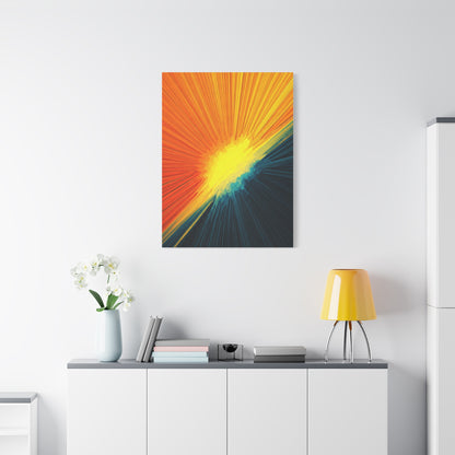 Golden Horizon Energy Abstract Wall Art & Canvas Prints