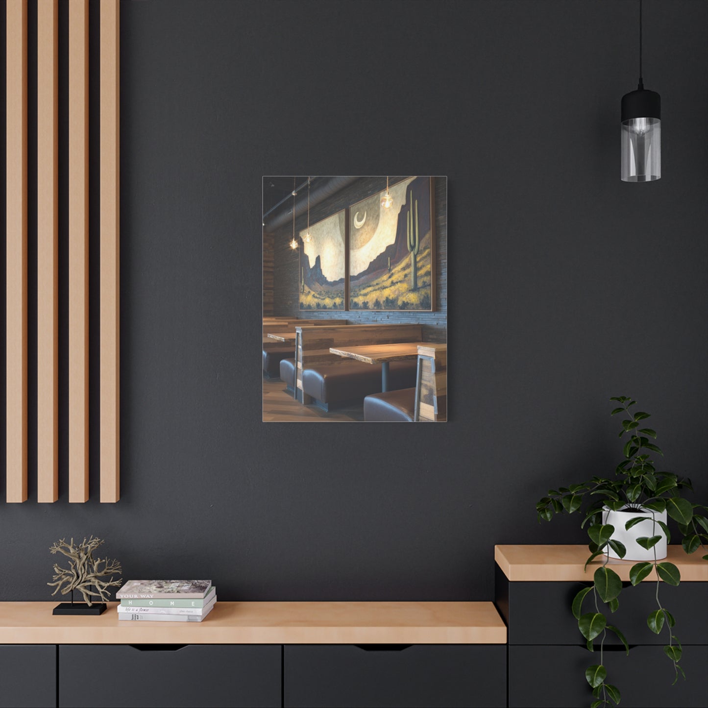 Desert Western Landscape Restaurant Wall Art & Canvas Print
