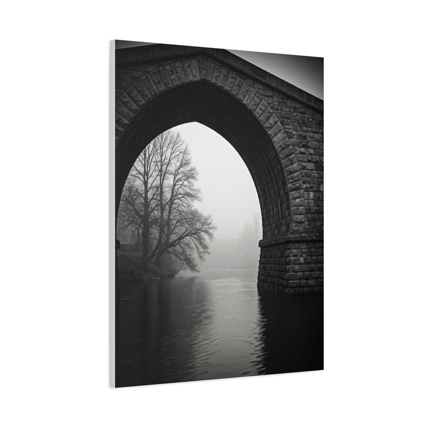 Misty Archway Bridge Scene Wall Art & Canvas Prints