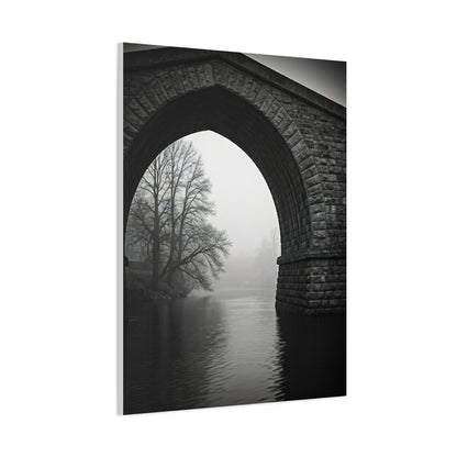 Misty Archway Bridge Scene Wall Art & Canvas Prints