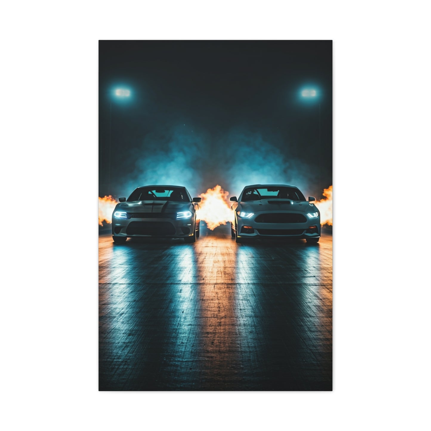 Fireline Standoff – Hellcat vs Supercharged Mach 1 Wall Art & Canvas Prints