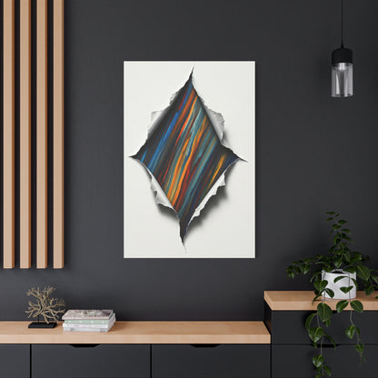 Fractured Color Core Abstract Wall Art & Canvas Prints