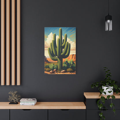 Desert Canyon Saguaro Landscape Wall Art & Canvas Prints