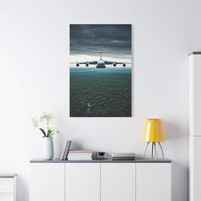 Aircraft Over Endless Forest Wall Art & Canvas Prints