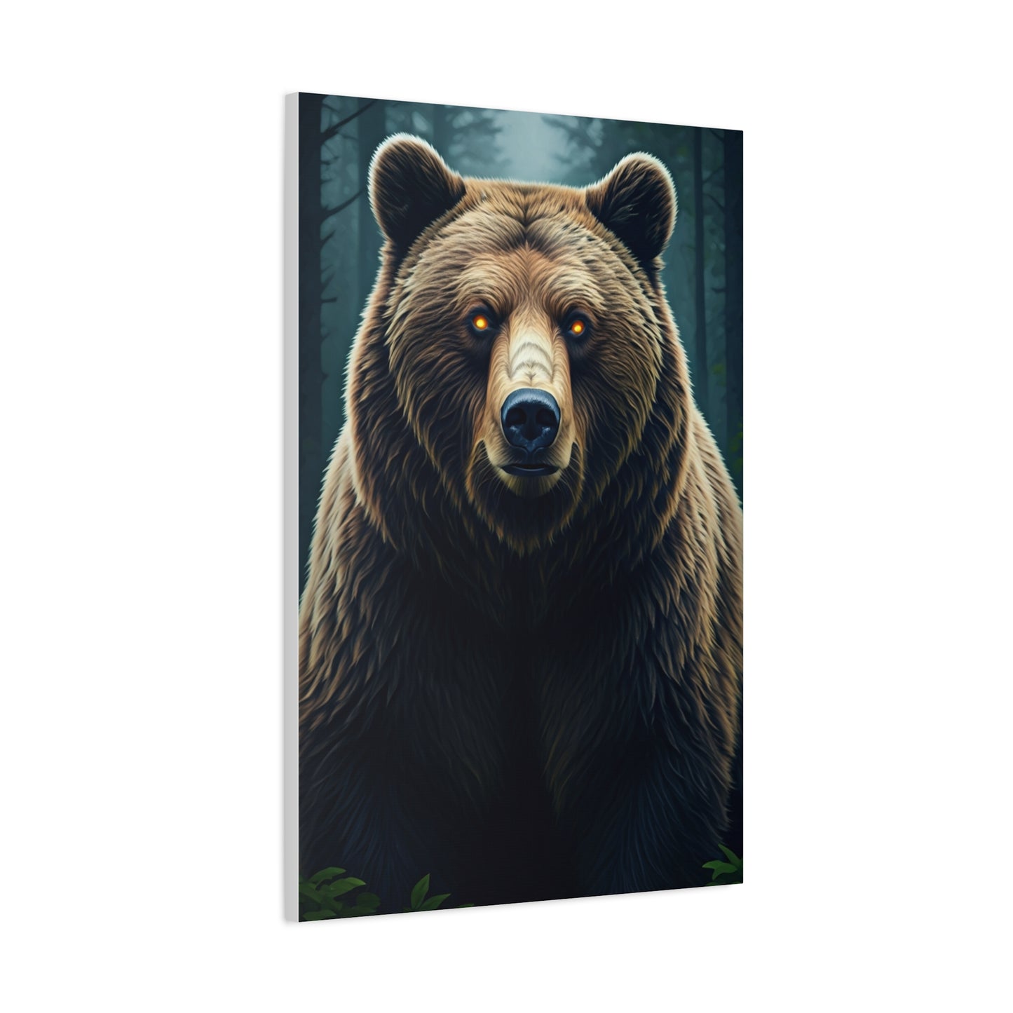 Mystic Ember-Eyed Grizzly Bear Wall Art & Canvas Prints