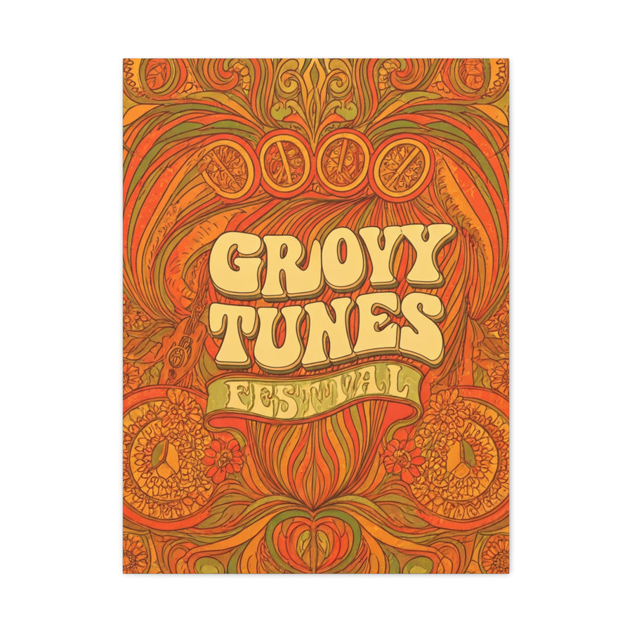 Groovy Tunes Festival Wall Art & Canvas Prints