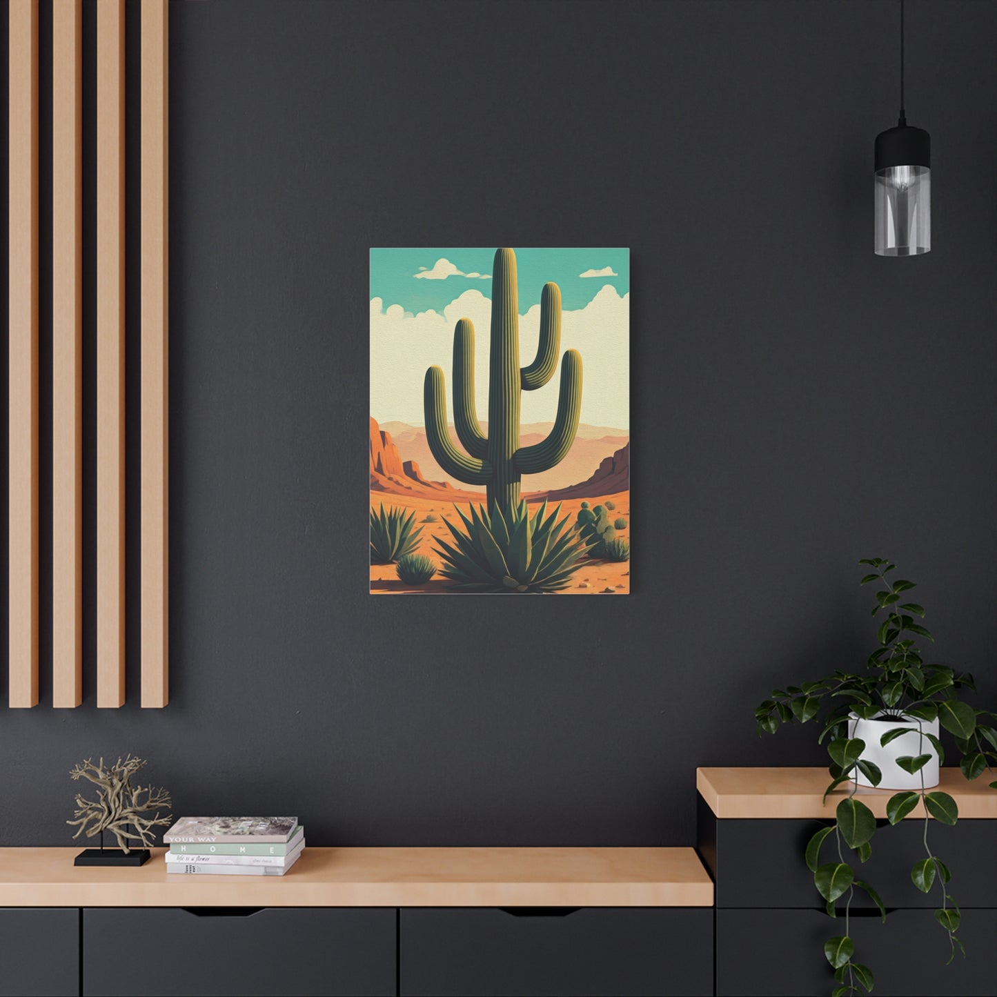 Southwest Saguaro Desert Landscape Wall Art & Canvas Prints